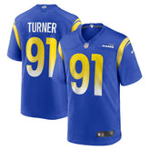 Kobie Turner Los Angeles Rams Home Game Jersey Royal - Nike