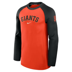 San Francisco Giants Nike Authentic Collection Game Time Dri-FIT Raglan Long Sleeve T-Shirt - Orange/Black for sale