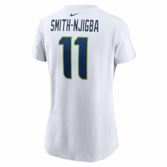 Jaxon Smith-Njigba Seattle Seahawks Women's Player Name & Number T-Shirt White - Nike