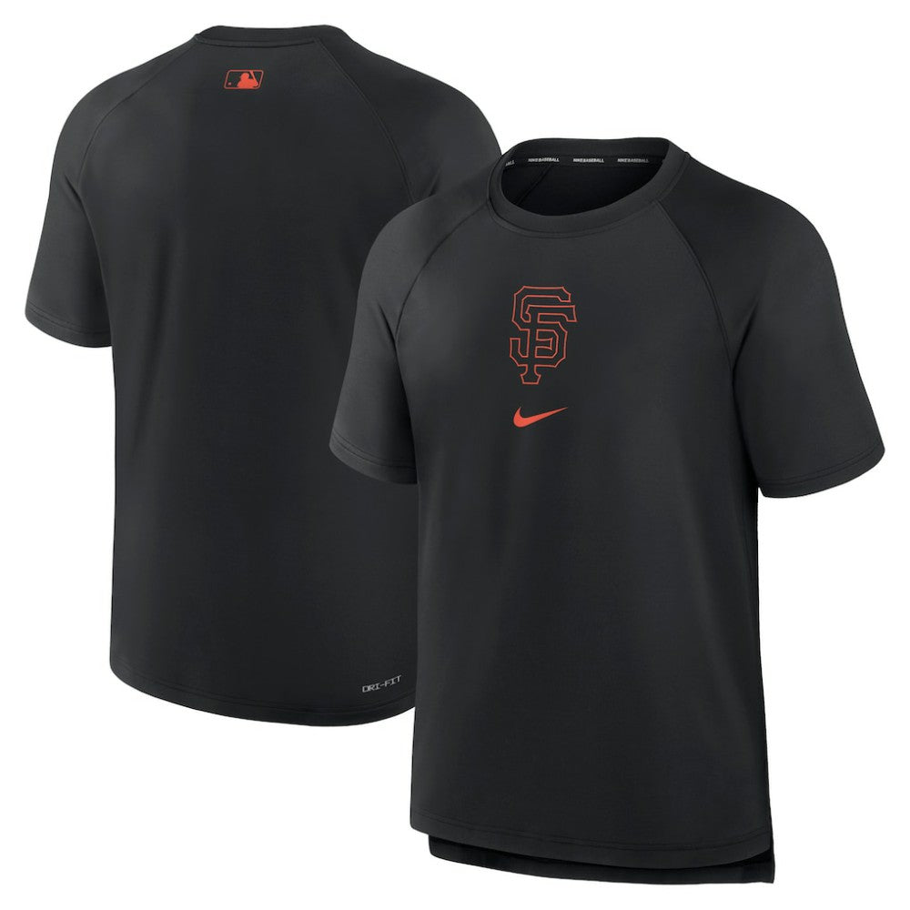 San Francisco Giants Nike Authentic Collection Pregame Raglan Performance T-Shirt Online