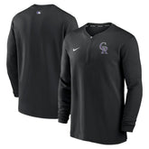 Colorado Rockies Nike Authentic Collection Game Time Performance Quarter-Zip Top On Sale