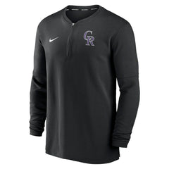 Colorado Rockies Nike Authentic Collection Game Time Performance Quarter-Zip Top On Sale