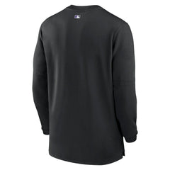 Colorado Rockies Nike Authentic Collection Game Time Performance Quarter-Zip Top On Sale
