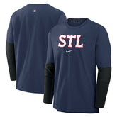 St. Louis Cardinals Nike Authentic Collection Player Dri-FIT Lightweight Pullover discount