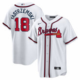 Mike Yastrzemski Atlanta Braves Nike Replica Jersey Lifestyle