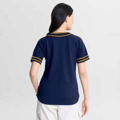 Milwaukee Brewers Fanatics Women's Diva Race Ahead Raglan V-Neck T-Shirt Lifestyle