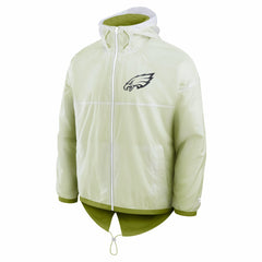 Philadelphia Eagles Type Play Down Full-Zip Jacket White - Fanatics