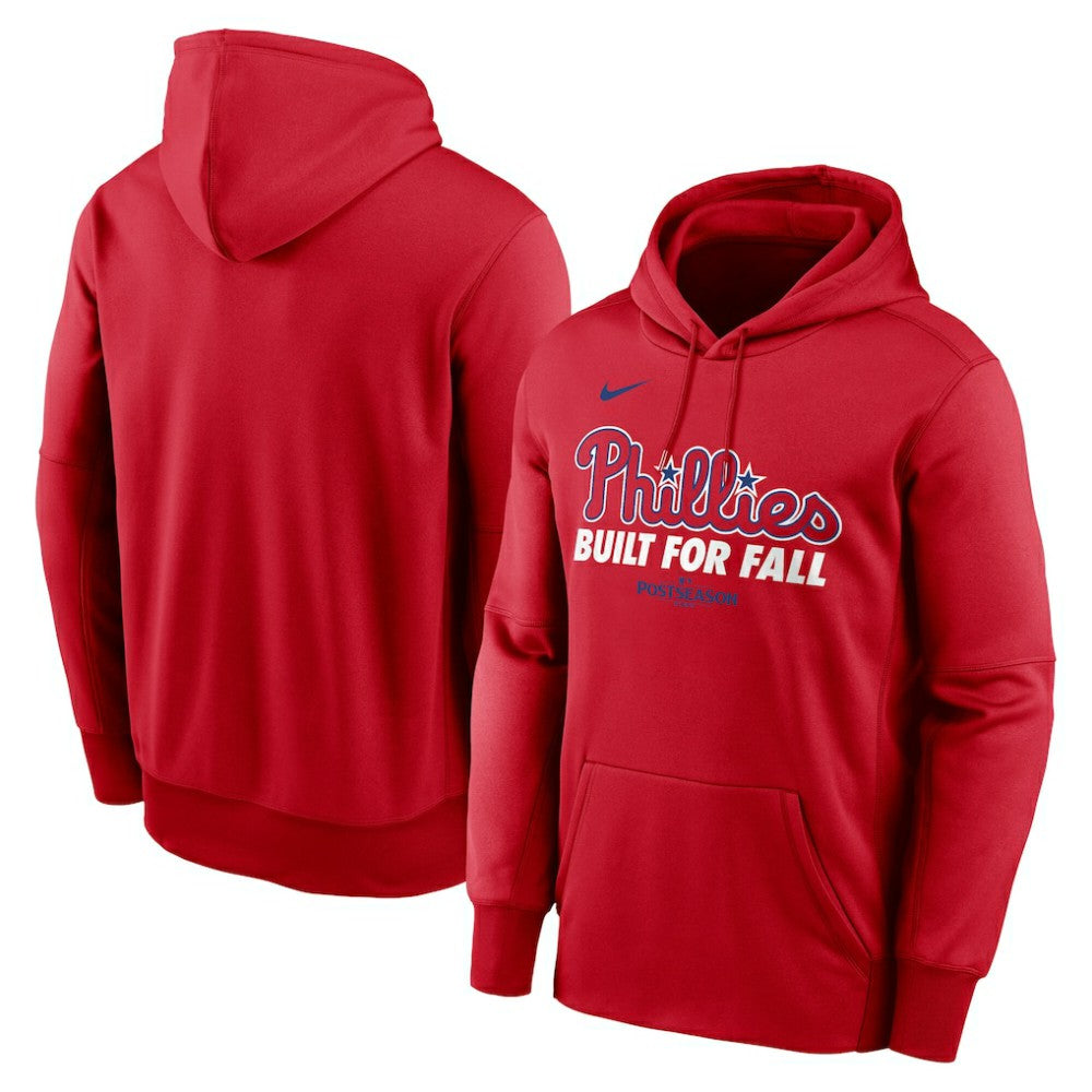 Philadelphia Phillies Nike 2025 MLB Postseason Authentic Collection Therma Fleece Hoodie Sale