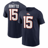 Nik Bonitto Denver Broncos Player Name & Number T-Shirt Navy - Nike