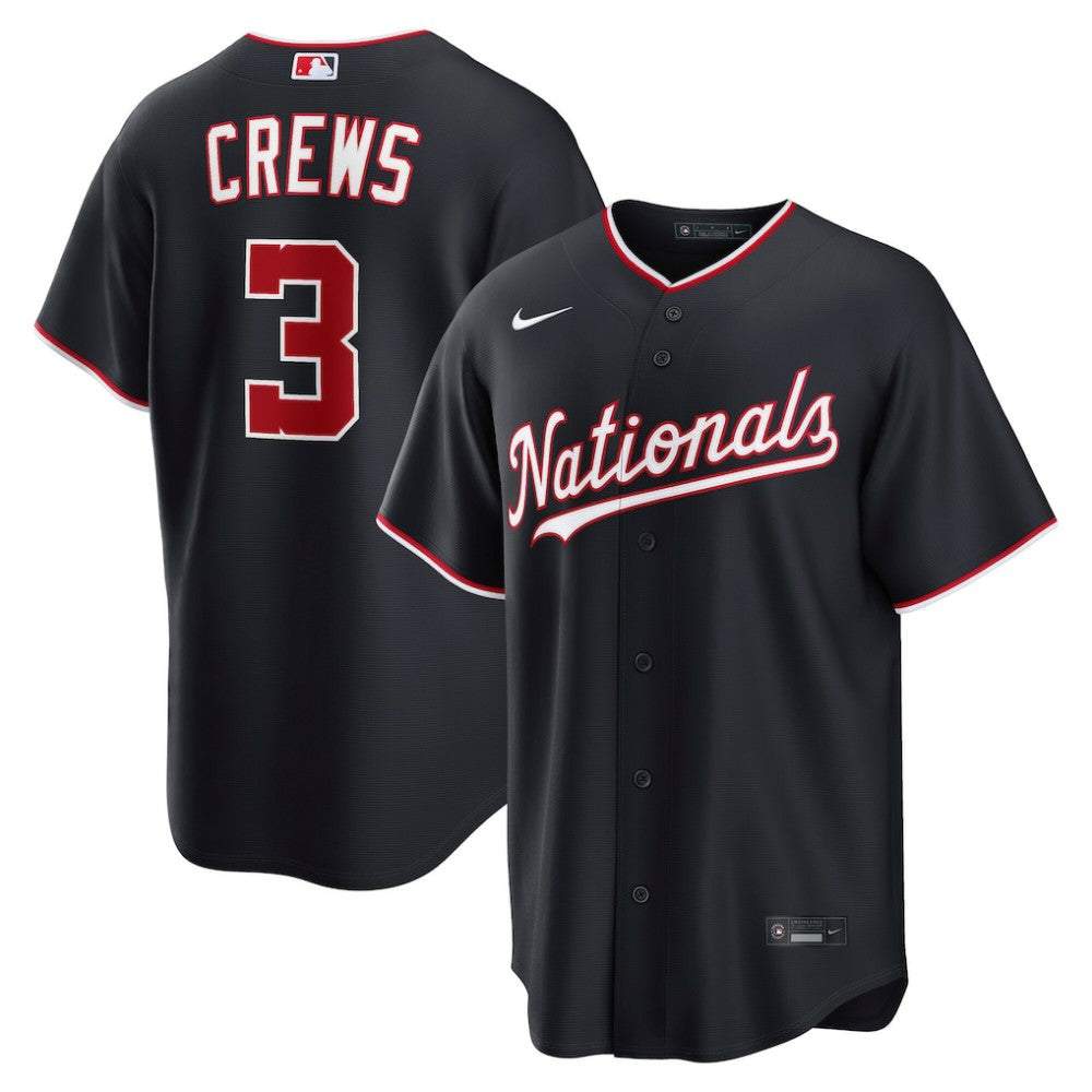 Dylan Crews Washington Nationals Nike Alternate Replica Jersey Sale