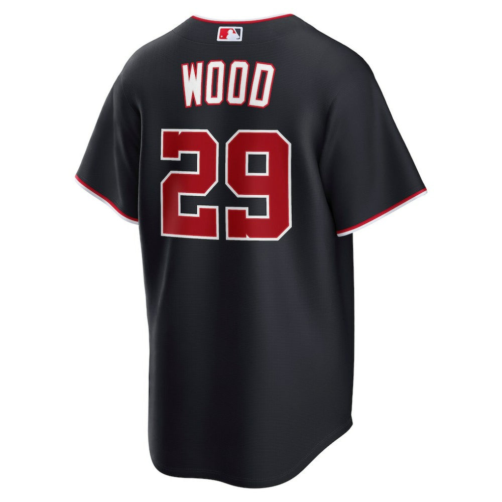 James Wood Washington Nationals Nike Alternate Replica Jersey - Navy | MLB Jerseys