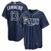 Junior Caminero Tampa Bay Rays Nike Road Replica Jersey for sale