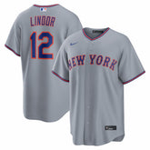 Francisco Lindor New York Mets Nike Road Replica Jersey On Sale