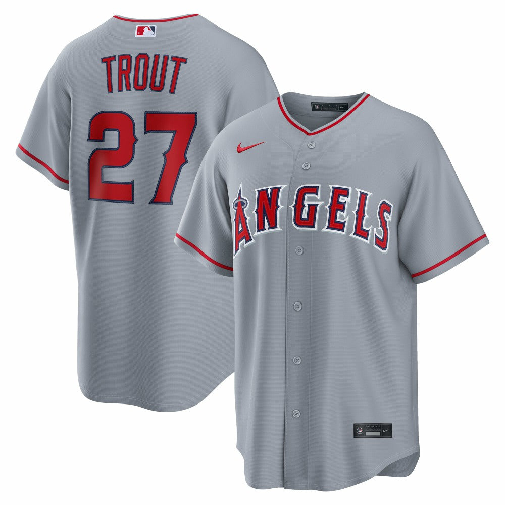 Mike Trout Los Angeles Angels Nike Road Replica Jersey Clearance