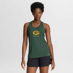 Green Bay Packers Women's Hurry Up Tri-Blend Dri-FIT Tank Top Green - Nike