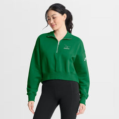 Philadelphia Eagles Women's Phoenix Fleece Quarter-Zip Sweatshirt Kelly Green - Nike