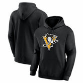 Pittsburgh Penguins Logo Athletic Essential Hoodie Black