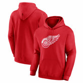 Detroit Red Wings - Logo Athletic Essential Hoodie Red