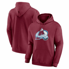 Colorado Avalanche - Logo Athletic Essential Hoodie Burgundy