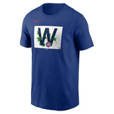 Chicago Cubs Nike Local Ivy W Flag T-Shirt On Sale