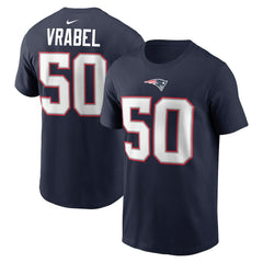Mike Vrabel New England Patriots Retired Player Name & Number T-Shirt Navy - Nike