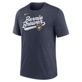 Milwaukee Brewers Nike Mascot Slide Tri-Blend T-Shirt for sale