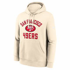 San Francisco 49ers Club Hoodie Natural - Nike