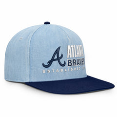 Atlanta Braves Fanatics Twinbill Snapback Hat Lifestyle