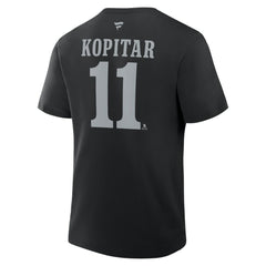 Anze Kopitar Los Angeles Kings - Fanatics Authentic Stack Name & Number T-Shirt Black