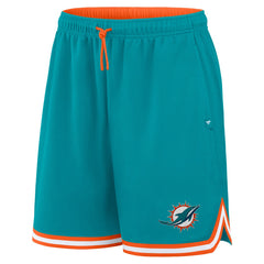 Miami Dolphins Fearless Drive Shorts Aqua - Fanatics