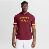 Washington Commanders Optimal Play Short Sleeve Hooded T-Shirt Burgundy - Fanatics