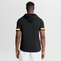 Pittsburgh Steelers Optimal Play Short Sleeve Hooded T-Shirt Black - Fanatics