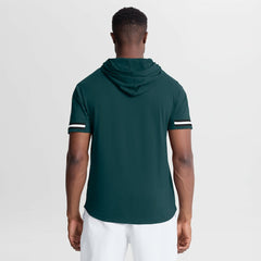 Philadelphia Eagles Optimal Play Short Sleeve Hooded T-Shirt Midnight Green - Fanatics