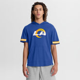 Los Angeles Rams Optimal Play Short Sleeve Hooded T-Shirt Royal - Fanatics