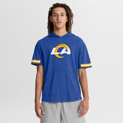 Los Angeles Rams Optimal Play Short Sleeve Hooded T-Shirt Royal - Fanatics