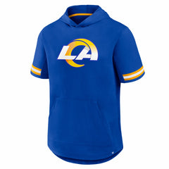 Los Angeles Rams Optimal Play Short Sleeve Hooded T-Shirt Royal - Fanatics