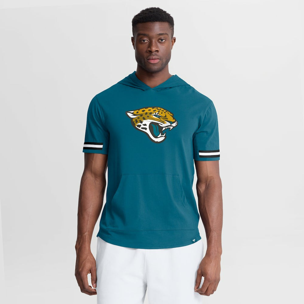 Jacksonville Jaguars Optimal Play Short Sleeve Hooded T-Shirt Teal - Fanatics