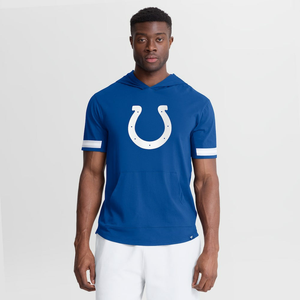 Indianapolis Colts Optimal Play Short Sleeve Hooded T-Shirt Royal - Fanatics