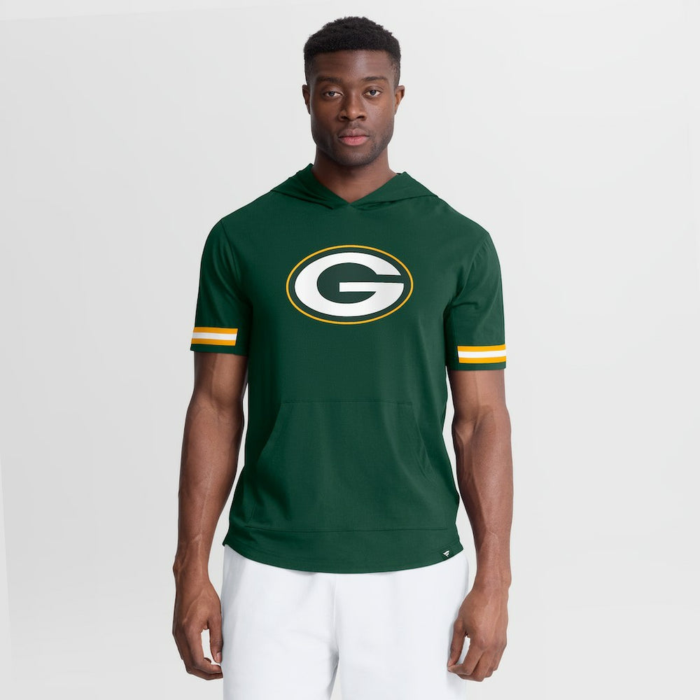 Green Bay Packers Optimal Play Short Sleeve Hooded T-Shirt Green - Fanatics