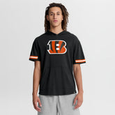 Cincinnati Bengals Optimal Play Short Sleeve Hooded T-Shirt Black - Fanatics