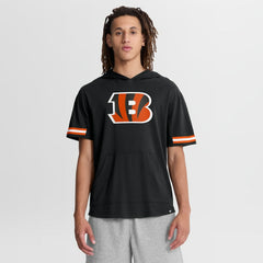 Cincinnati Bengals Optimal Play Short Sleeve Hooded T-Shirt Black - Fanatics