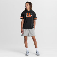 Cincinnati Bengals Optimal Play Short Sleeve Hooded T-Shirt Black - Fanatics