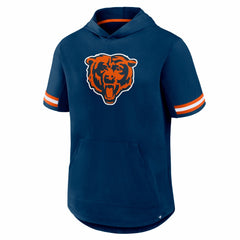 Chicago Bears Optimal Play Short Sleeve Hooded T-Shirt Navy - Fanatics