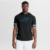 Carolina Panthers Optimal Play Short Sleeve Hooded T-Shirt Black - Fanatics