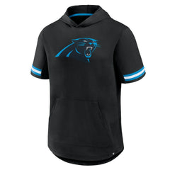 Carolina Panthers Optimal Play Short Sleeve Hooded T-Shirt Black - Fanatics
