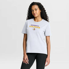 Minnesota Vikings Women's Fade Legacy T-Shirt White - Fanatics