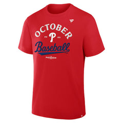 Philadelphia Phillies Fanatics 2025 MLB Postseason Locker Room T-Shirt Sale