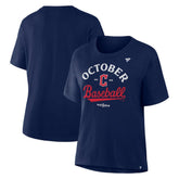 Cleveland Guardians Women's 2025 MLB Postseason Locker Room T-Shirt for sale