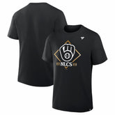 Milwaukee Brewers Fanatics 2025 National League Division Series Champions Locker Room T-Shirt for sale