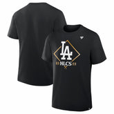 Los Angeles Dodgers Fanatics 2025 National League Division Series Champions Locker Room T-Shirt Lifestyle